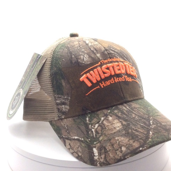 Twisted Tea Realtree Xtra Camo Snapback Ballcap - Picture 4 of 4